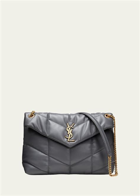 ysl loulou storm grey|Saint Laurent Medium Loulou Shoulder Bag .